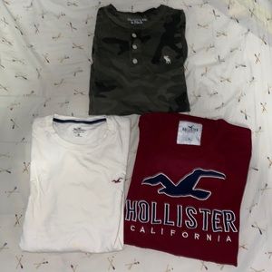 Abercrombie and Fitch/ Hollister T shirts